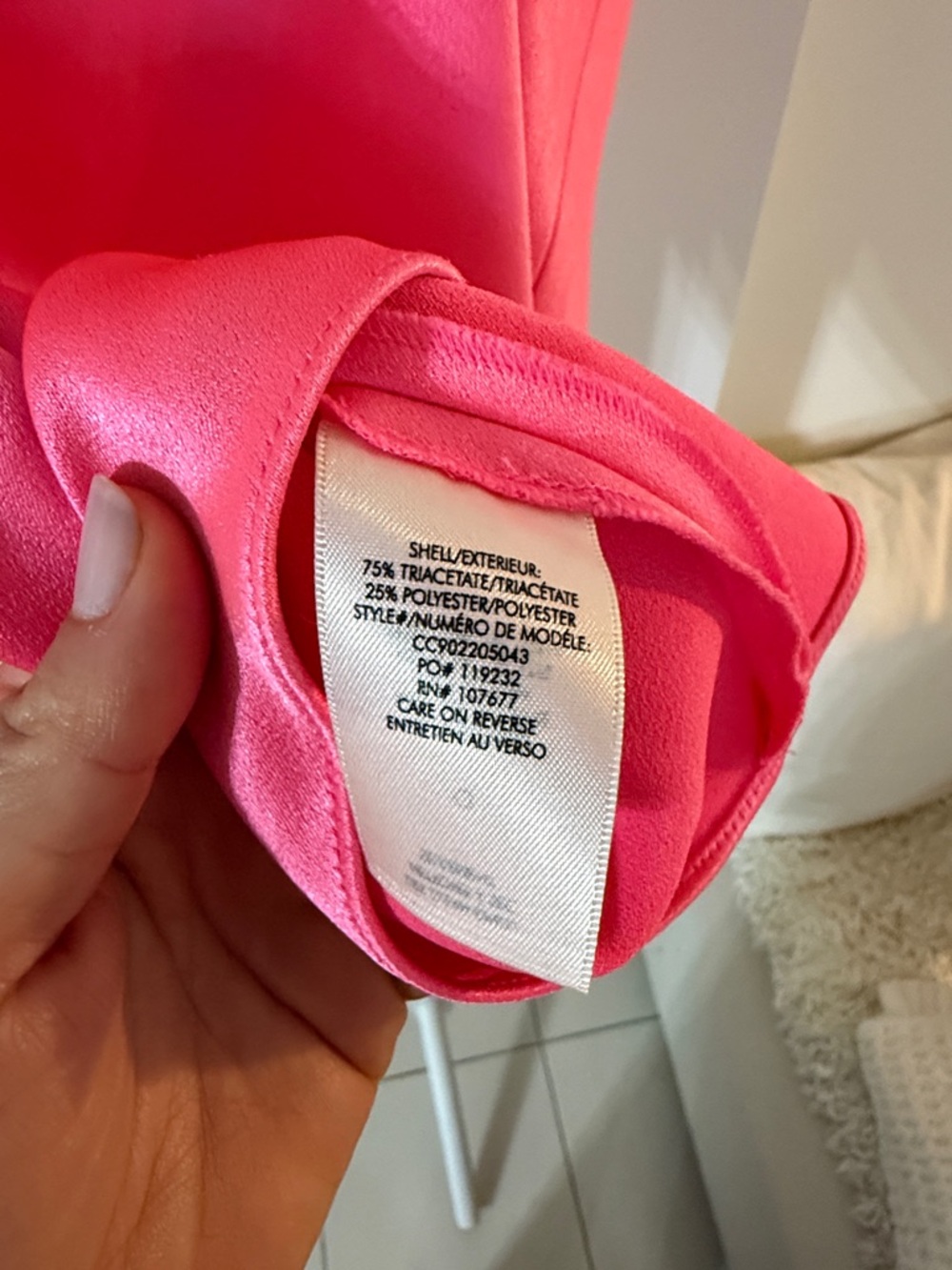 Alice + Olivia Harmon Slip Tank Pink Satin | Chic Date Night Going out Top - Picture 13 of 13